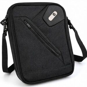 FUL Tablet iPad Case 10x12 Black Padded Travel Sleeve Shoulder Strap